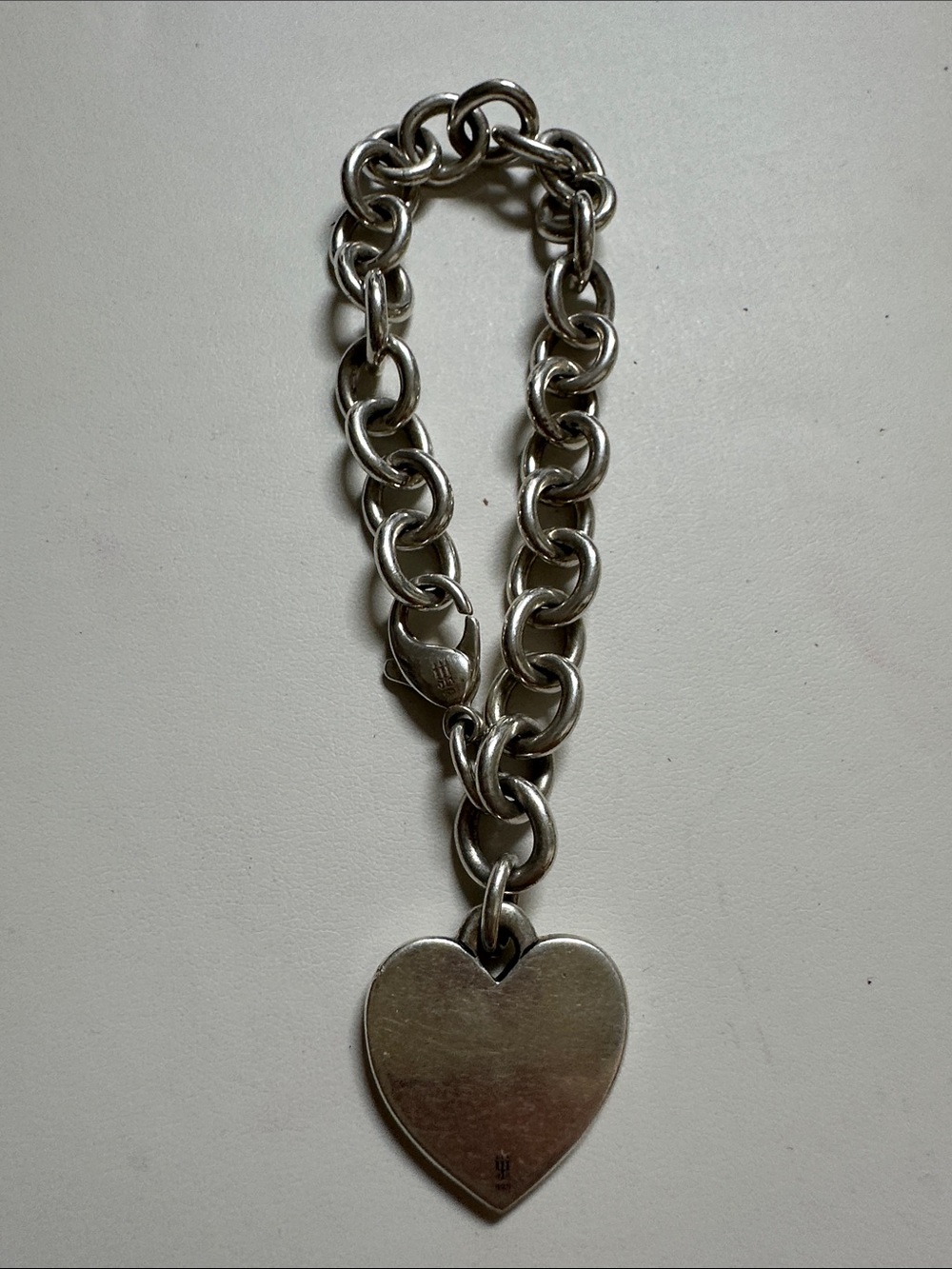 James Avery Silver Heart Charm Bracelet - Silver
